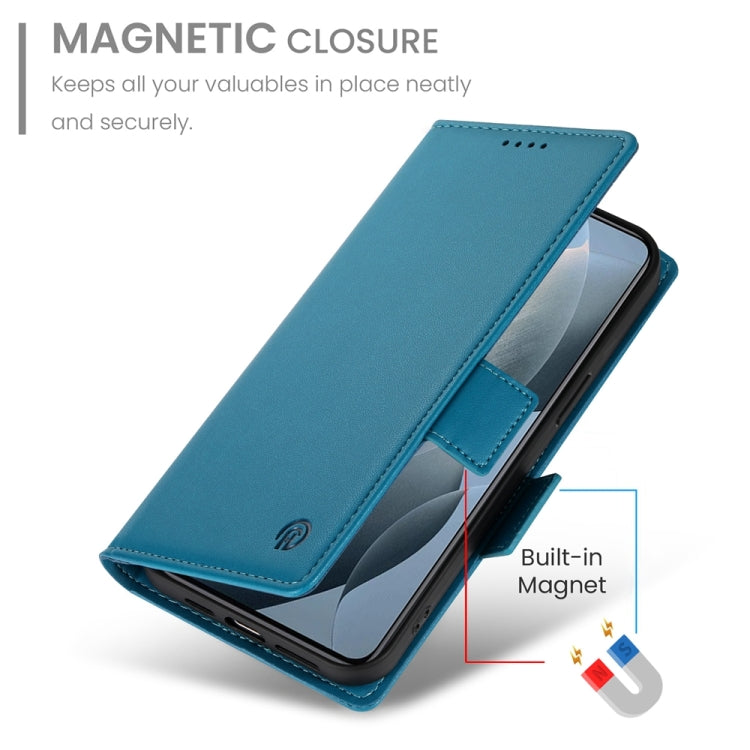 For Xiaomi Poco X6 Pro 5G Global Side Buckle Magnetic Frosted Leather Phone Case