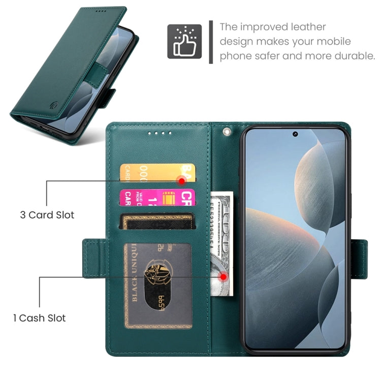 For Xiaomi Poco X6 Pro 5G Global Side Buckle Magnetic Frosted Leather Phone Case