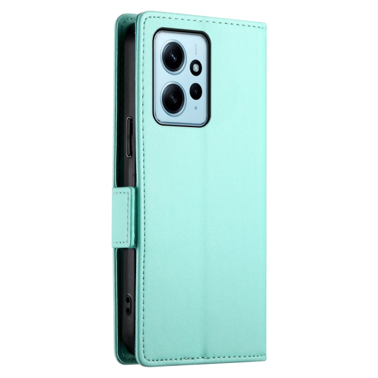 For Xiaomi Redmi Note 12 4G Global Side Buckle Magnetic Frosted Leather Phone Case