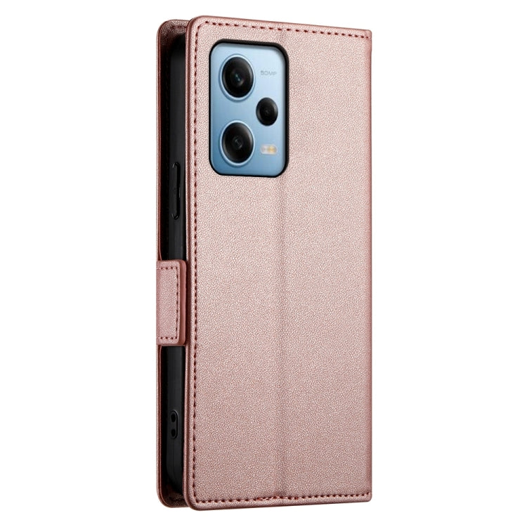 For Xiaomi Redmi Note 12 Pro Speed Side Buckle Magnetic Frosted Leather Phone Case