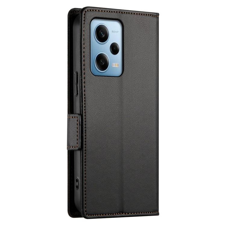 For Xiaomi Redmi Note 12 Pro Speed Side Buckle Magnetic Frosted Leather Phone Case