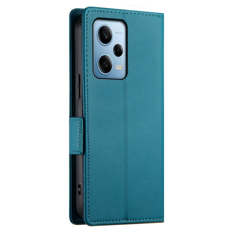 For Xiaomi Redmi Note 12 Pro Speed Side Buckle Magnetic Frosted Leather Phone Case