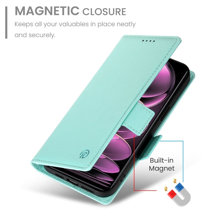 For Xiaomi Redmi Note 12 Pro Speed Side Buckle Magnetic Frosted Leather Phone Case