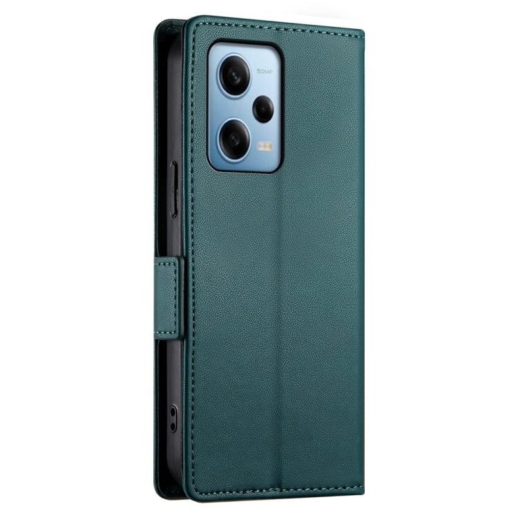 For Xiaomi Redmi Note 12 Pro Speed Side Buckle Magnetic Frosted Leather Phone Case