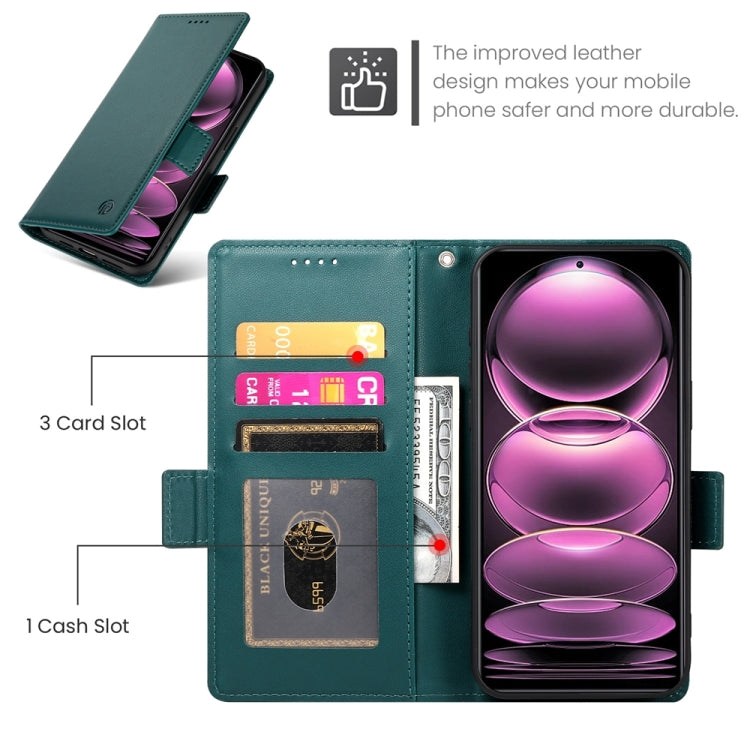 For Xiaomi Redmi Note 12 Pro Speed Side Buckle Magnetic Frosted Leather Phone Case
