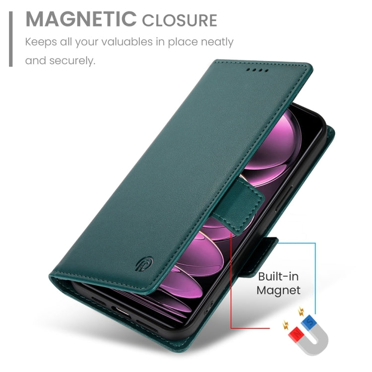 For Xiaomi Redmi Note 12 Pro Speed Side Buckle Magnetic Frosted Leather Phone Case