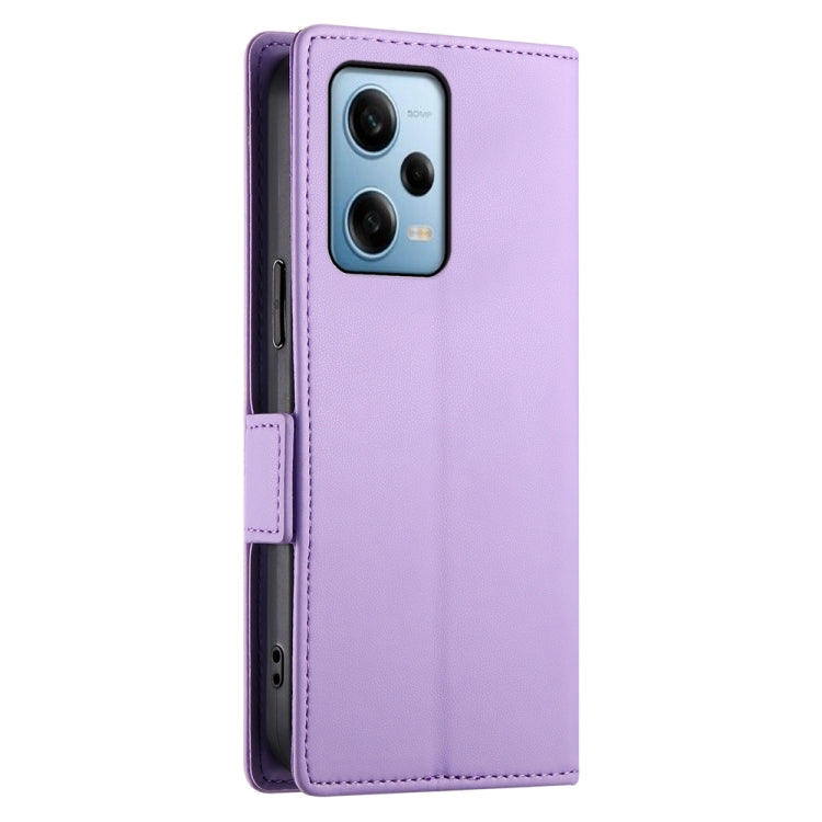 For Xiaomi Redmi Note 12 Pro Speed Side Buckle Magnetic Frosted Leather Phone Case