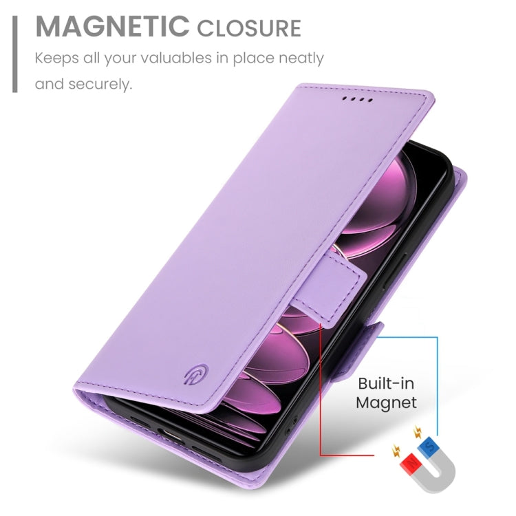 For Xiaomi Redmi Note 12 Pro Speed Side Buckle Magnetic Frosted Leather Phone Case