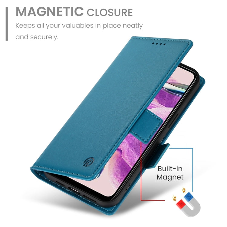 For Xiaomi Redmi Note 12S 4G Side Buckle Magnetic Frosted Leather Phone Case
