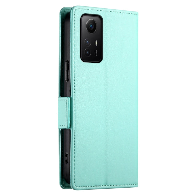 For Xiaomi Redmi Note 12S 4G Side Buckle Magnetic Frosted Leather Phone Case