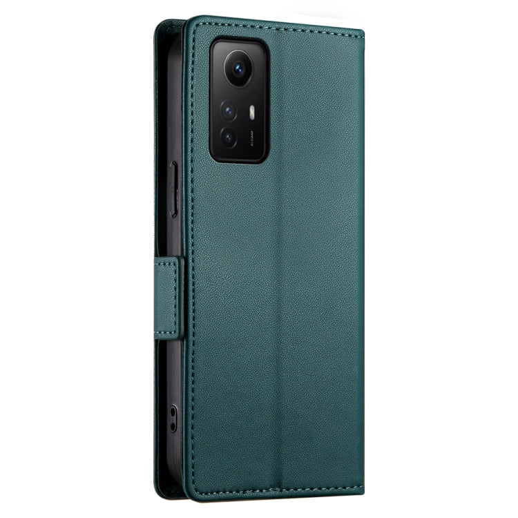 For Xiaomi Redmi Note 12S 4G Side Buckle Magnetic Frosted Leather Phone Case