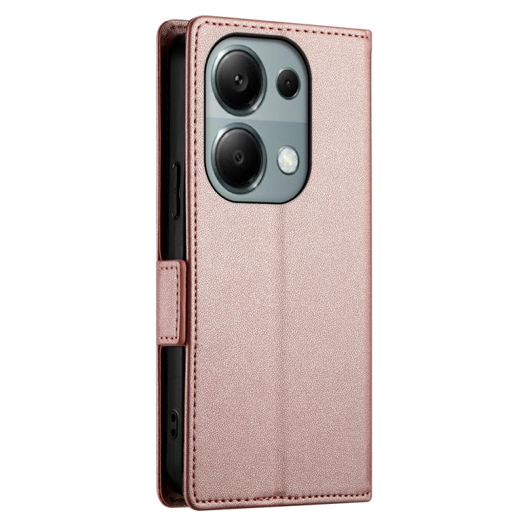 For Xiaomi Redmi Note 13 Pro 4G Side Buckle Magnetic Frosted Leather Phone Case