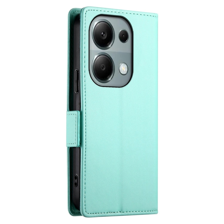 For Xiaomi Redmi Note 13 Pro 4G Side Buckle Magnetic Frosted Leather Phone Case
