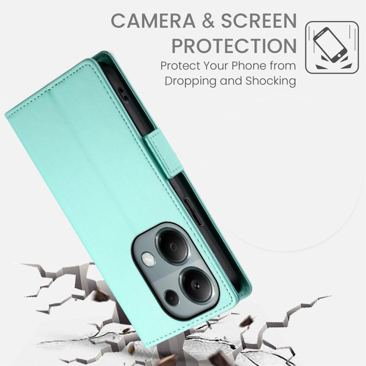 For Xiaomi Redmi Note 13 Pro 4G Side Buckle Magnetic Frosted Leather Phone Case