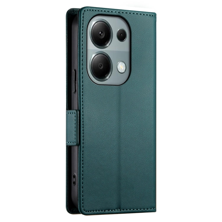 For Xiaomi Redmi Note 13 Pro 4G Side Buckle Magnetic Frosted Leather Phone Case