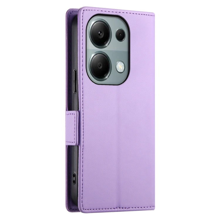 For Xiaomi Redmi Note 13 Pro 4G Side Buckle Magnetic Frosted Leather Phone Case
