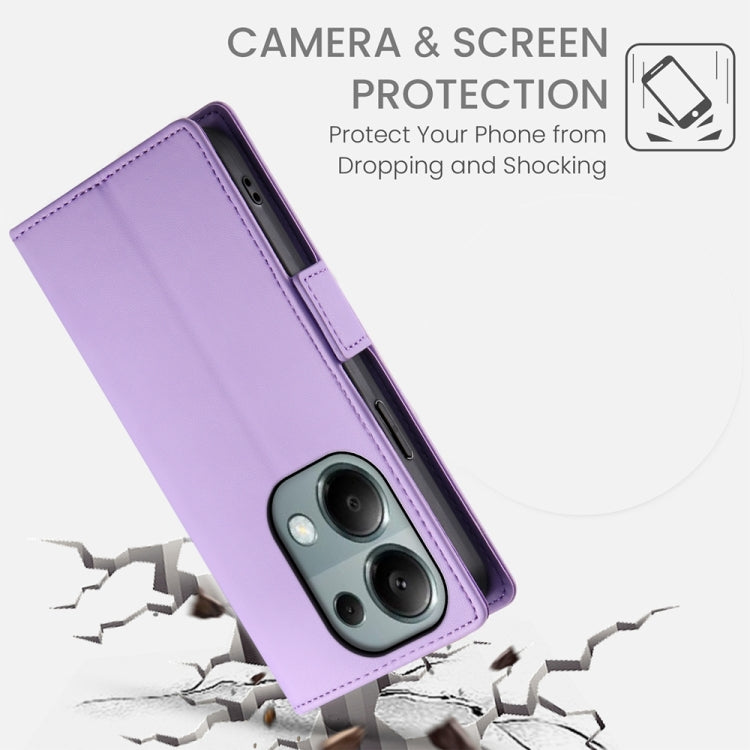For Xiaomi Redmi Note 13 Pro 4G Side Buckle Magnetic Frosted Leather Phone Case