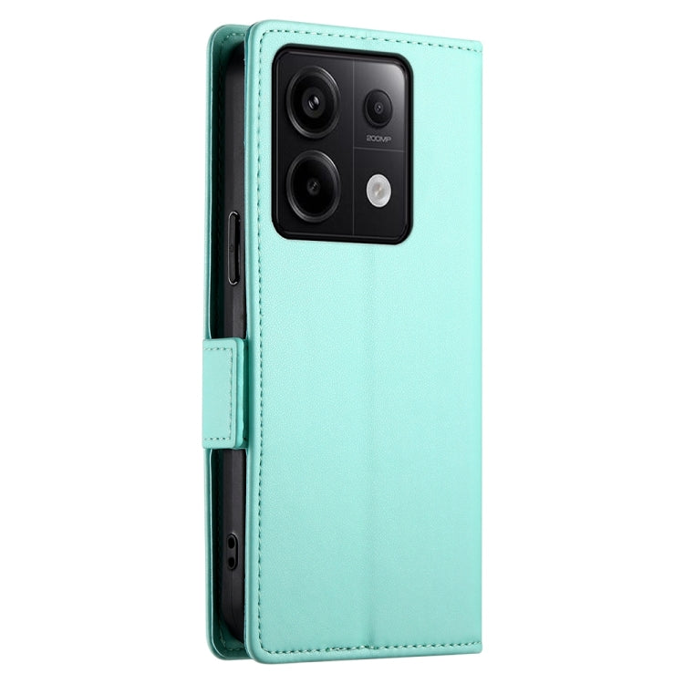 For Xiaomi Redmi Note 13 Pro 5G Side Buckle Magnetic Frosted Leather Phone Case