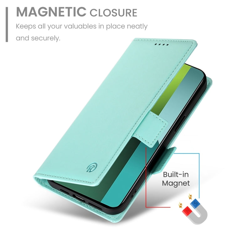 For Xiaomi Redmi Note 13 Pro 5G Side Buckle Magnetic Frosted Leather Phone Case