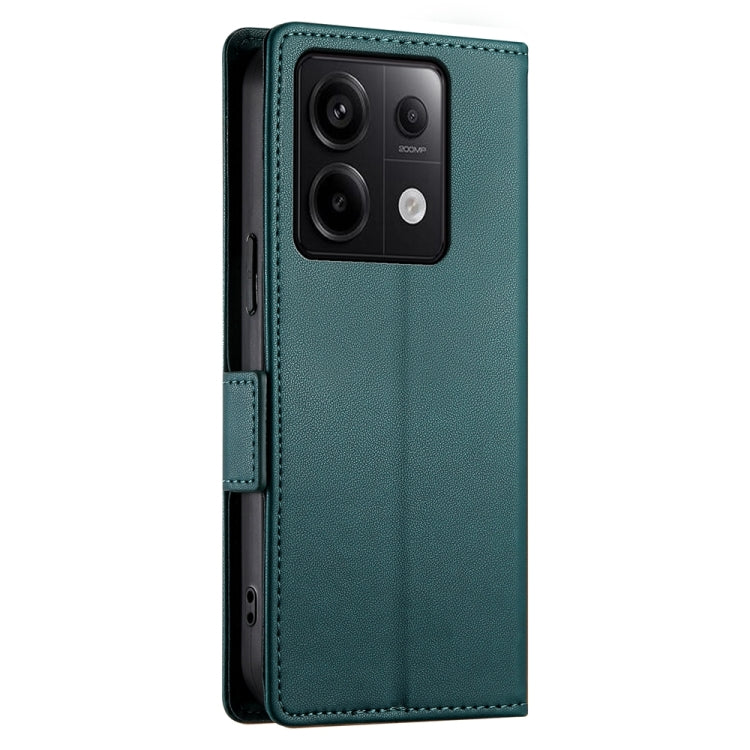For Xiaomi Redmi Note 13 Pro 5G Side Buckle Magnetic Frosted Leather Phone Case