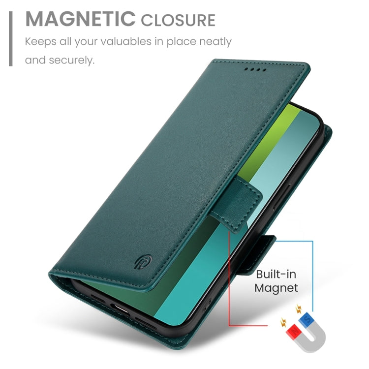 For Xiaomi Redmi Note 13 Pro 5G Side Buckle Magnetic Frosted Leather Phone Case