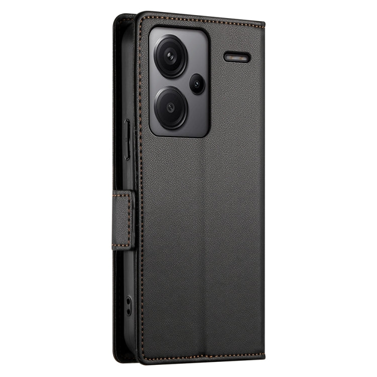 For Xiaomi Redmi Note 13 Pro+ Side Buckle Magnetic Frosted Leather Phone Case