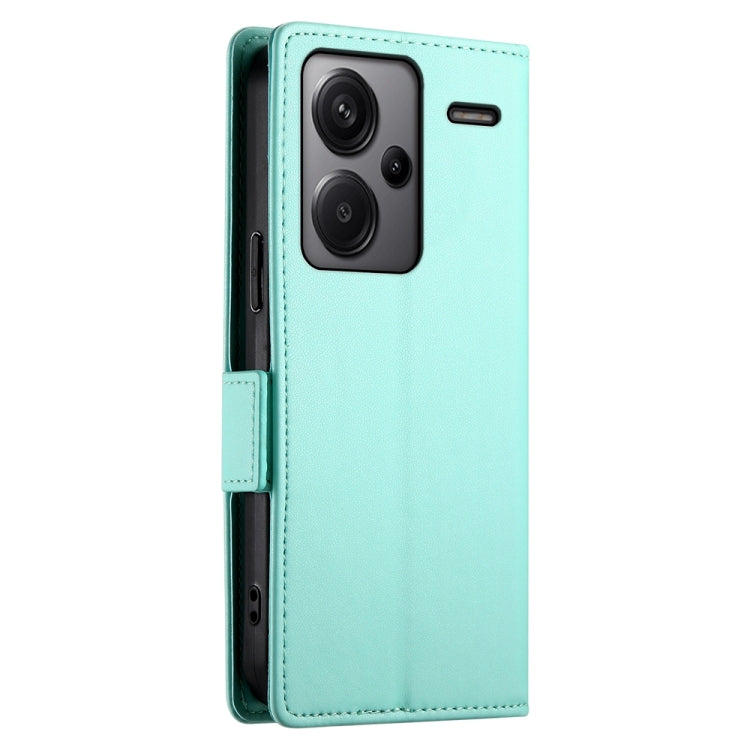 For Xiaomi Redmi Note 13 Pro+ Side Buckle Magnetic Frosted Leather Phone Case