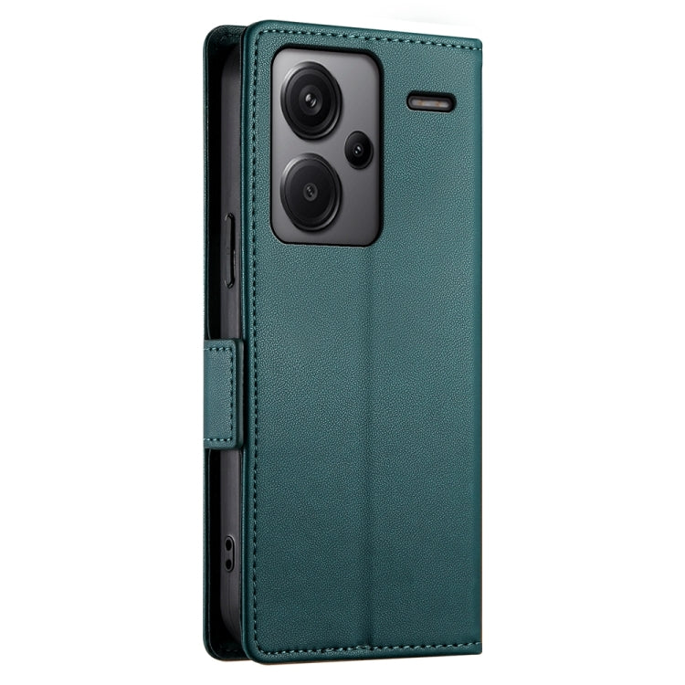 For Xiaomi Redmi Note 13 Pro+ Side Buckle Magnetic Frosted Leather Phone Case