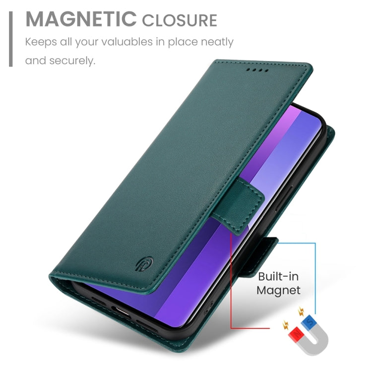 For Xiaomi Redmi Note 13 Pro+ Side Buckle Magnetic Frosted Leather Phone Case