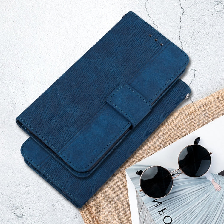 For Redmi 14C 4G Geometric Embossed Leather Phone Case