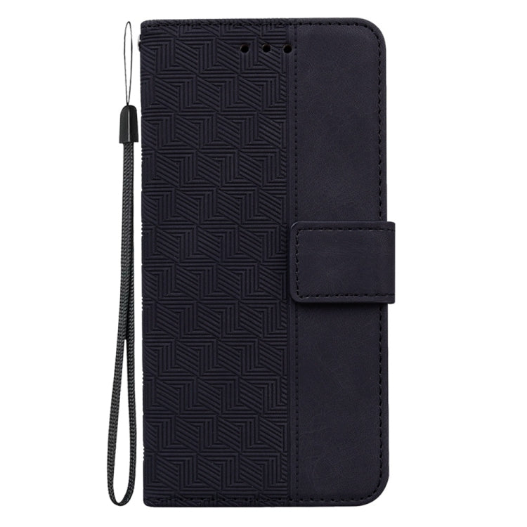 For Redmi Note 14 Pro / Note 14 Pro+ 5G Geometric Embossed Leather Phone Case