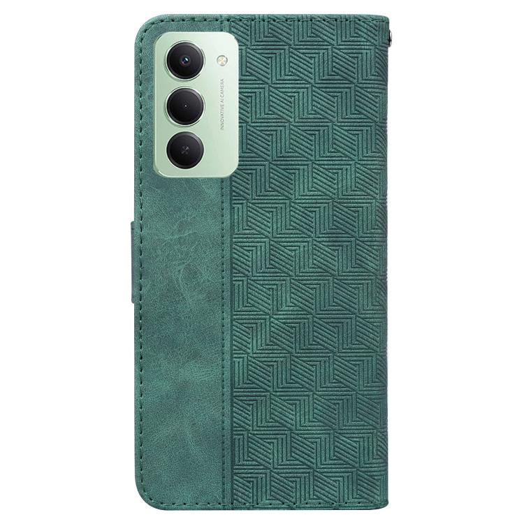 For Redmi 15 5G / 4G EU 171mm Geometric Embossed Leather Phone Case