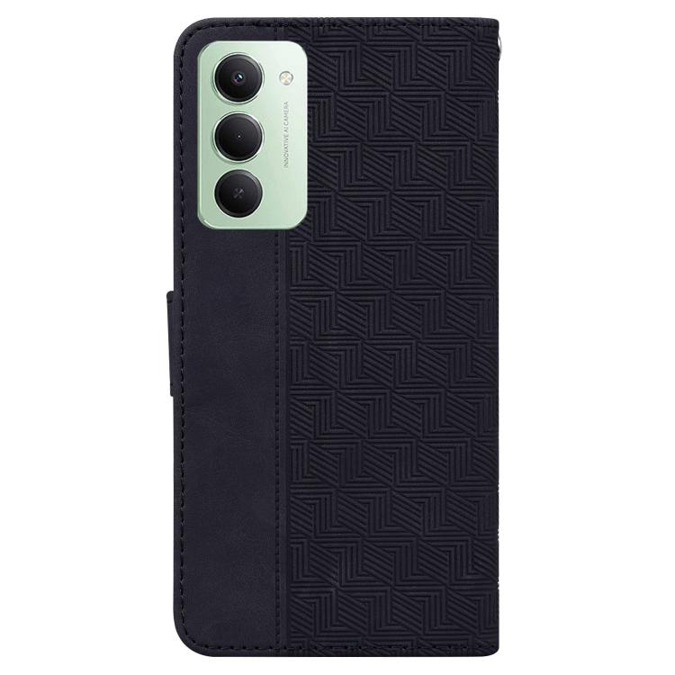 For Redmi 15 5G / 4G EU 171mm Geometric Embossed Leather Phone Case