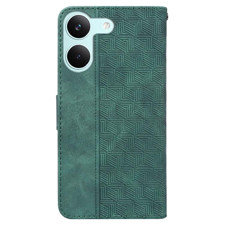 For Redmi Turbo 5 5G / Poco X8 Pro 5G Geometric Embossed Leather Phone Case