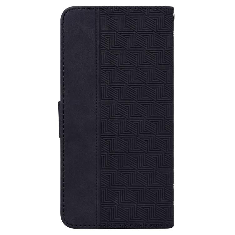 For Redmi A7 Pro 4G / 5G 171mm / Poco C85x 5G Geometric Embossed Leather Phone Case