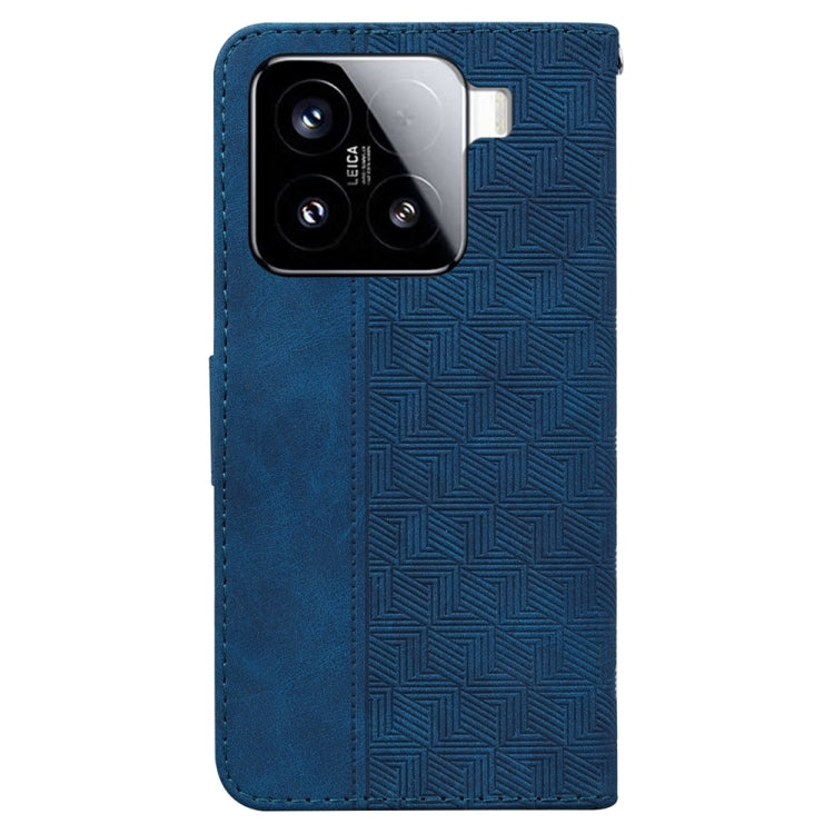 For Xiaomi 15 Geometric Embossed Leather Phone Case