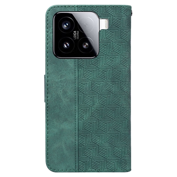 For Xiaomi 15 Geometric Embossed Leather Phone Case
