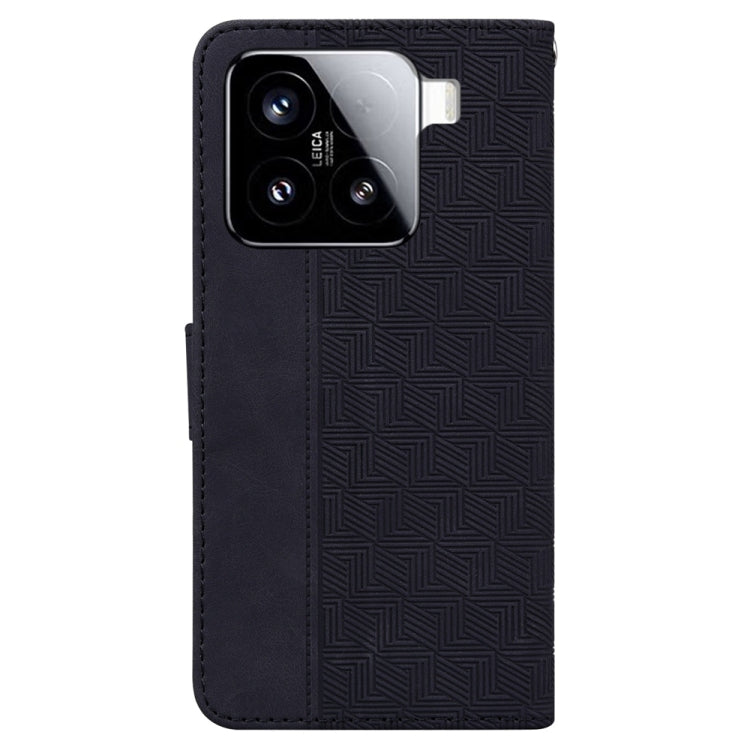 For Xiaomi 15 Geometric Embossed Leather Phone Case