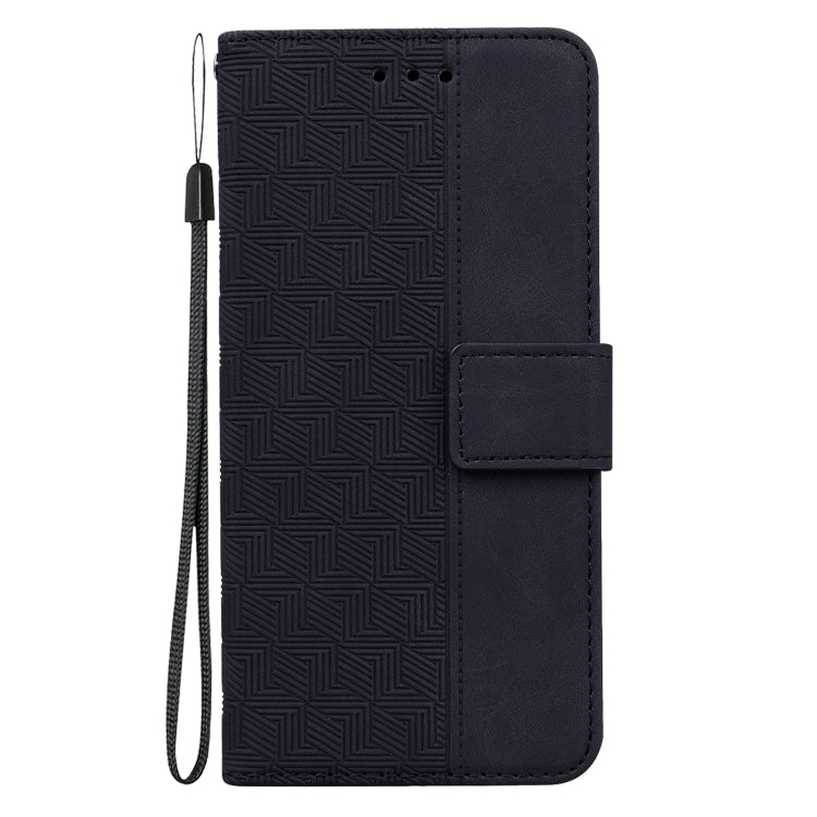 For Huawei nova 12 Geometric Embossed Leather Phone Case