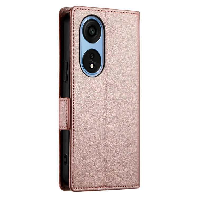 For OPPO A1 Pro / Reno8 T 5G Side Buckle Magnetic Frosted Leather Phone Case