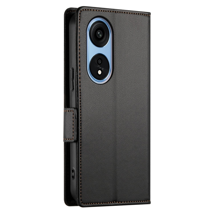 For OPPO A1 Pro / Reno8 T 5G Side Buckle Magnetic Frosted Leather Phone Case