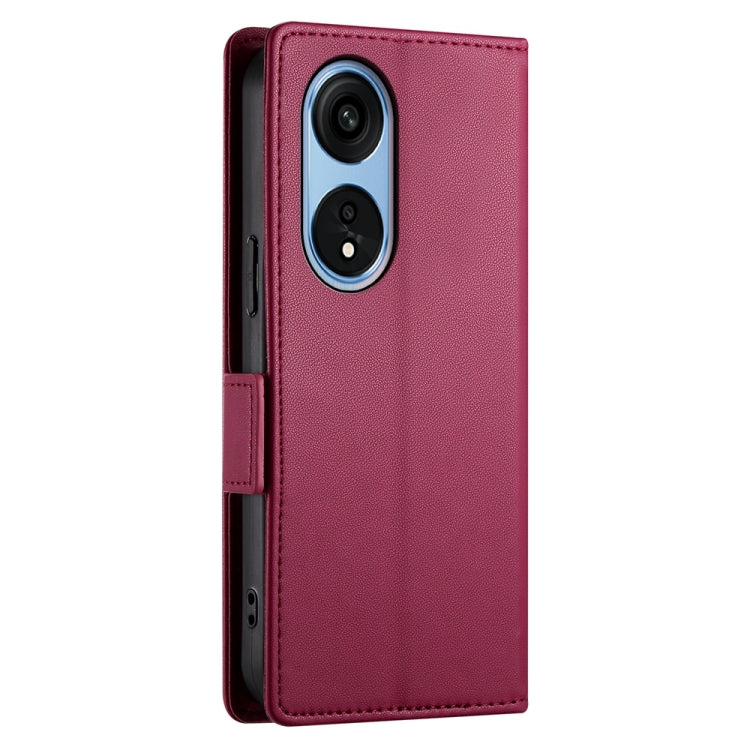For OPPO A1 Pro / Reno8 T 5G Side Buckle Magnetic Frosted Leather Phone Case