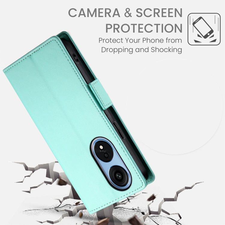 For OPPO A1 Pro / Reno8 T 5G Side Buckle Magnetic Frosted Leather Phone Case
