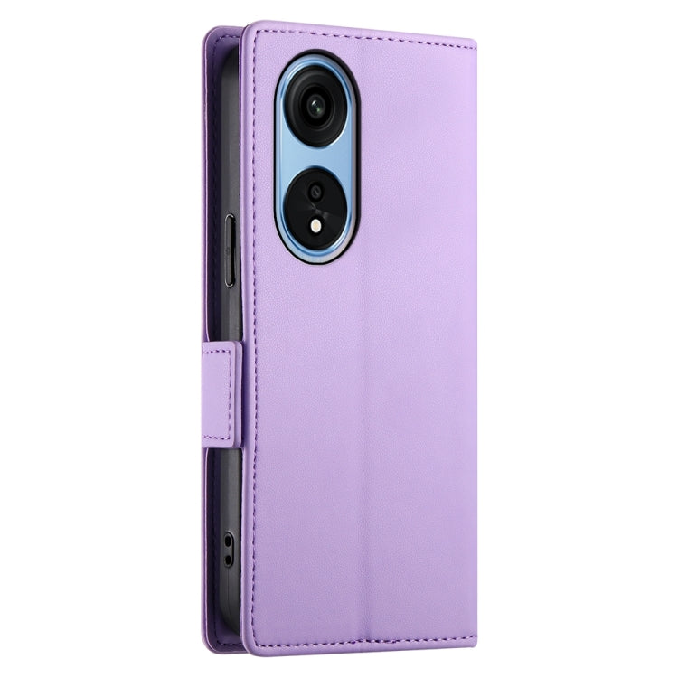 For OPPO A1 Pro / Reno8 T 5G Side Buckle Magnetic Frosted Leather Phone Case
