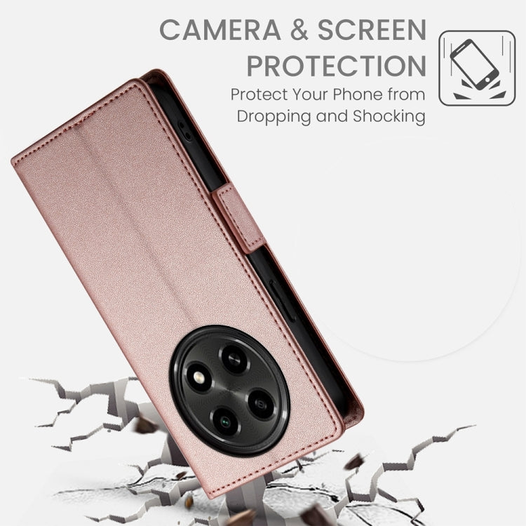 For OPPO A2 Pro / A3 Pro Side Buckle Magnetic Frosted Leather Phone Case