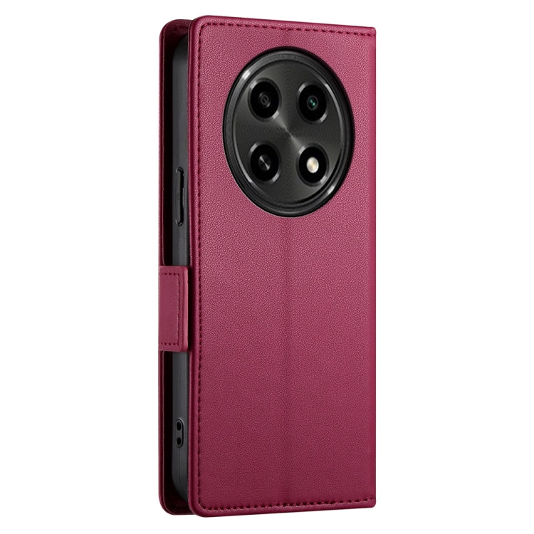 For OPPO A2 Pro / A3 Pro Side Buckle Magnetic Frosted Leather Phone Case