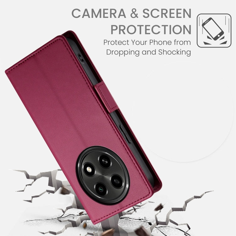 For OPPO A2 Pro / A3 Pro Side Buckle Magnetic Frosted Leather Phone Case
