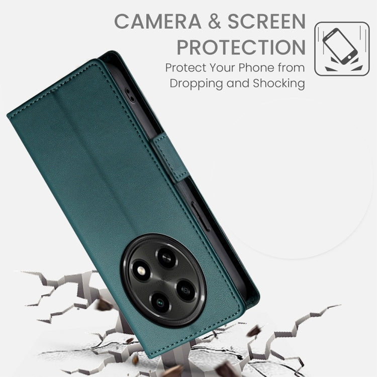 For OPPO A2 Pro / A3 Pro Side Buckle Magnetic Frosted Leather Phone Case
