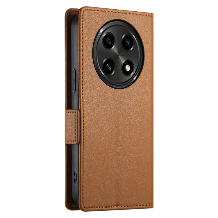 For OPPO A2 Pro / A3 Pro Side Buckle Magnetic Frosted Leather Phone Case