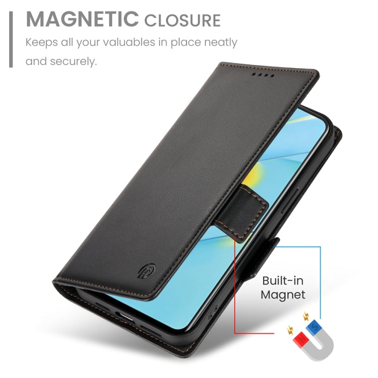 For OPPO A54 / A54s / A55 5G / A55s 5G Side Buckle Magnetic Frosted Leather Phone Case